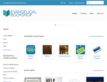 Tablet Screenshot of evangelicalbookshop.co.uk